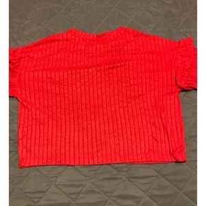 Girls long sleeve crop top